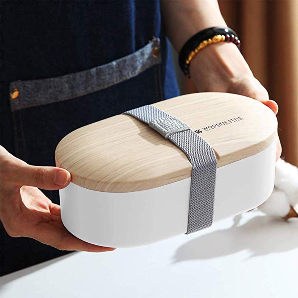 Amazon｜弁当箱 800ml 二段 食器付き ランチボックス 箸スプーン